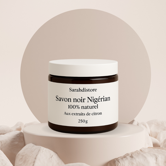 SAVON NOIR AU CITRON 🍋  (ANTI IMPERFECTIONS DU CORPS)