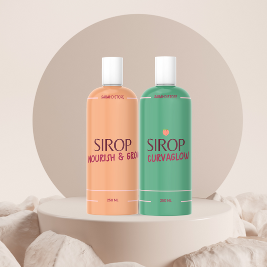 DUO SIROP CURVAGLOW 🍑 & NOURISH & GROW
